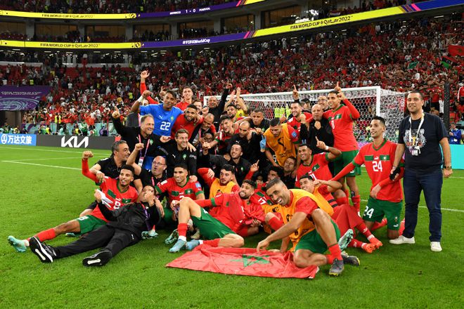 世界杯1／4决赛又赛两场：摩洛哥1-0葡萄牙